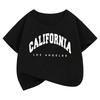 California Los Angeles Letter Printed Tshirts Fashion Kids Children's T-shirt Boys Girls Summer Spring Casual Top Tee Shirt