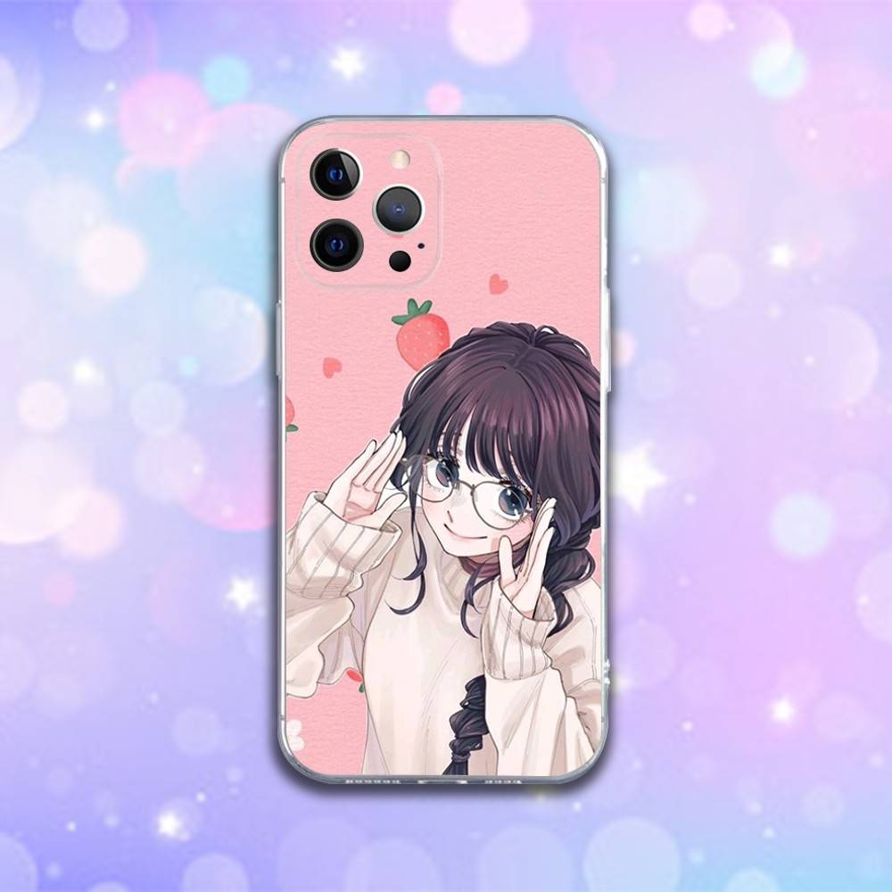 Kaoru Hana Wa Rin To Saku Phone Case For iPhone 16e,16,15,14,13,12,11 Plus,Pro,Max,XR,XS,X,Plus,SE,Mini Transparent Soft Cover
