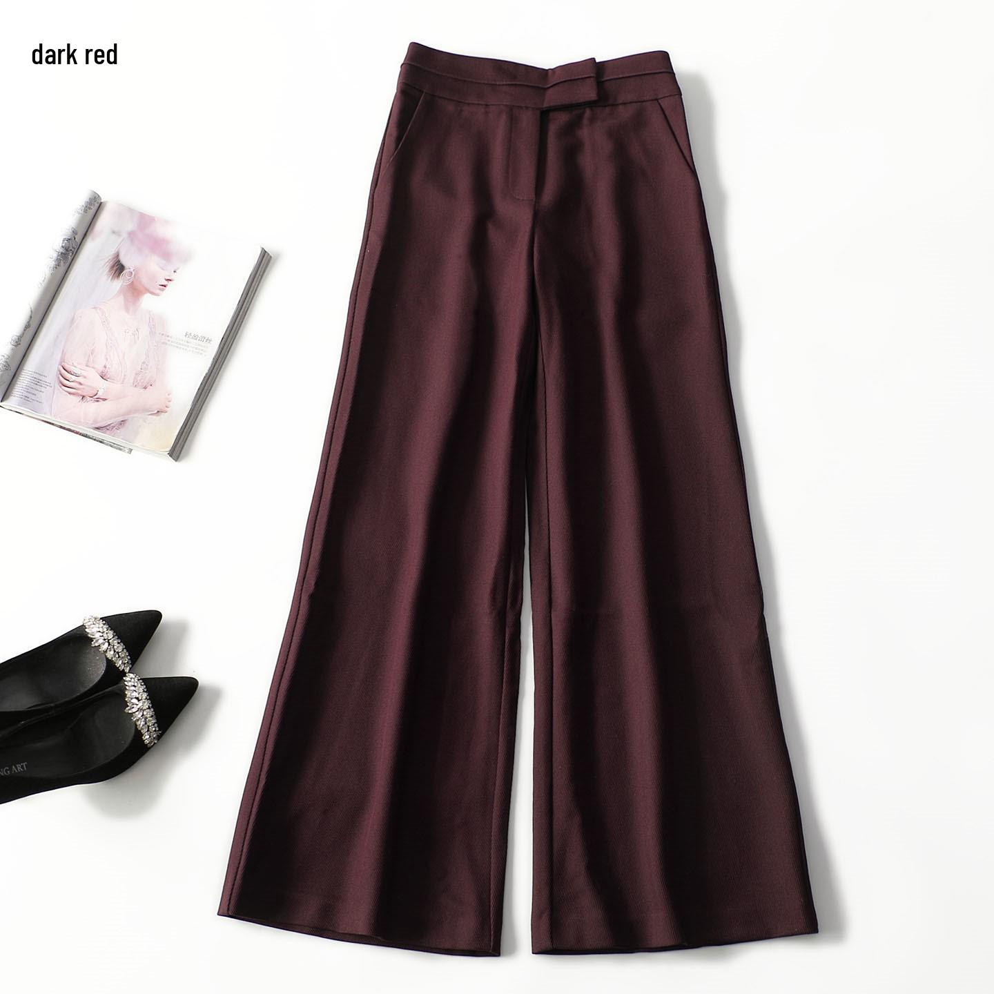 Winter Long Casual Women s Pants - Clearance Sale Medium темно-красного