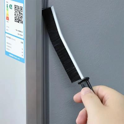Spazzola per la pulizia delle fessure con setole dure per angoli di giunzione fini, scanalature, strumenti per la pulizia di finestre, cucina, bagno, casa, giunti di piastrelle, spazzola