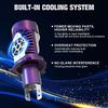 2 Stück Dual-Linse H4 LED Scheinwerferlampen Mini Projektorlinse LED HB2 9003 Autolampe Motorradscheinwerfer Fern-/Abblendlicht LHD 100W 40000LM Plug& Play