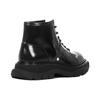 Alexander Mcqueen Ankle Leather Boot 'Black' Men's 595469WHZ811081