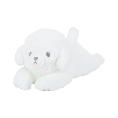 Livheart Mini Kissen "Kutattobiyori" Bichon Frise (ca. 30cm lang) Flauschiges Armlehnen-Plüschtier 27108-11