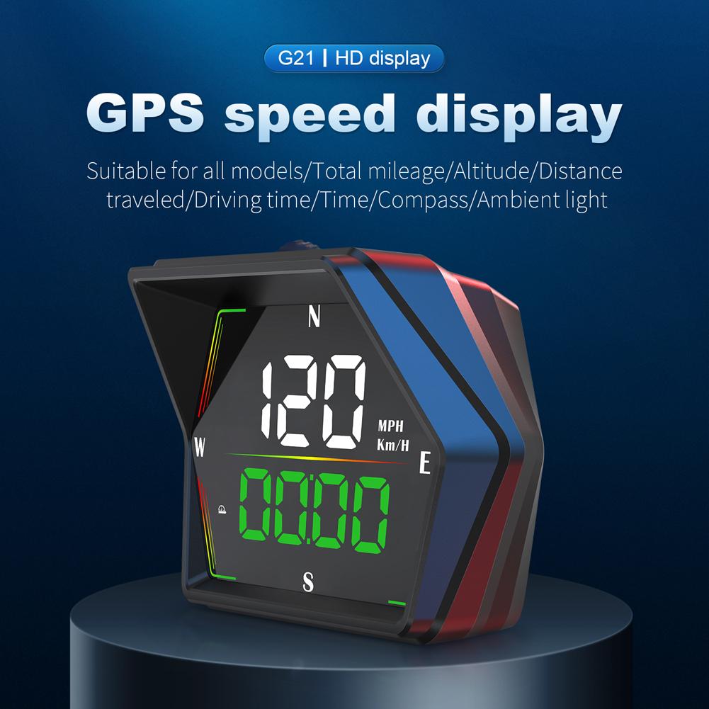 Universal Head Up Display GPS HUD Head Up Smart Digital Speedometer Display Meter Gauge All In One Overspeed Alarm for All Car