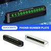 Car Temporary Stop Sign Parking Card Telephone Number Card Plate for Mercedes Benz AMG W212 W204 W211W168 W213 W205 W210 W124