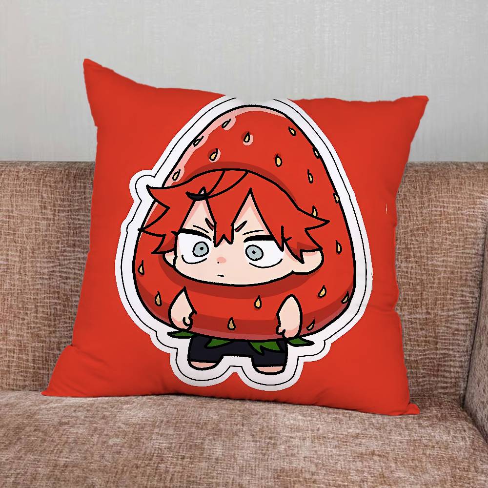 AAlma Comics GGokurakugai Creative Patterned Pillowcases for Interior Decoration Office Living Room Home