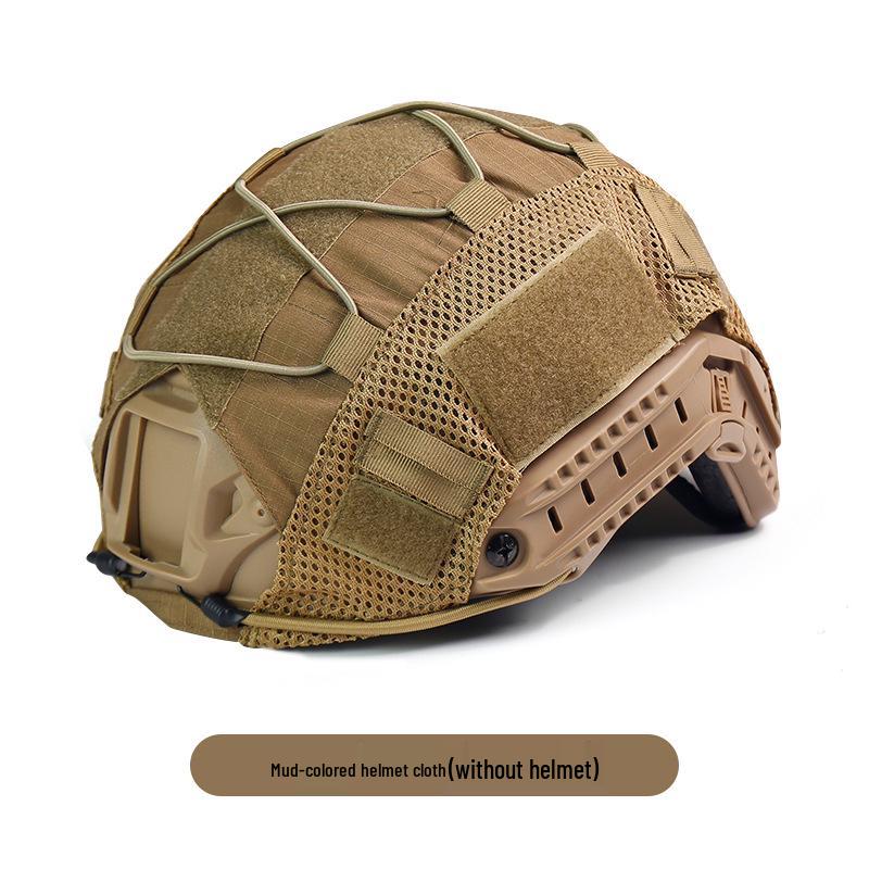 Fast Camouflage Tactical Helmet Cover with Elastic Rope for Outdoor Use