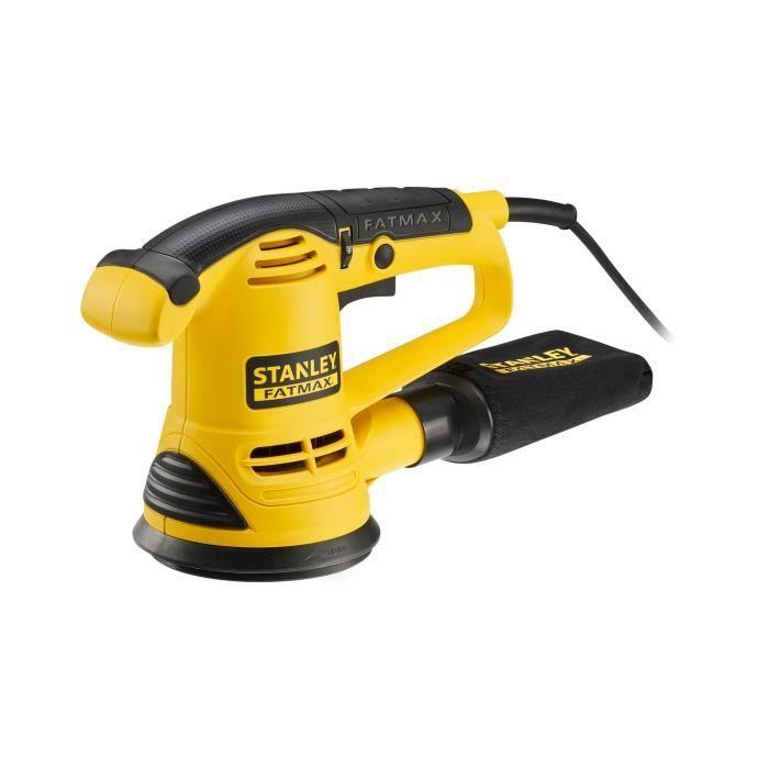 Ponceuse excentrique filaire - 480W - STANLEY FATMAX - FME440K-QS - plateau 125mm