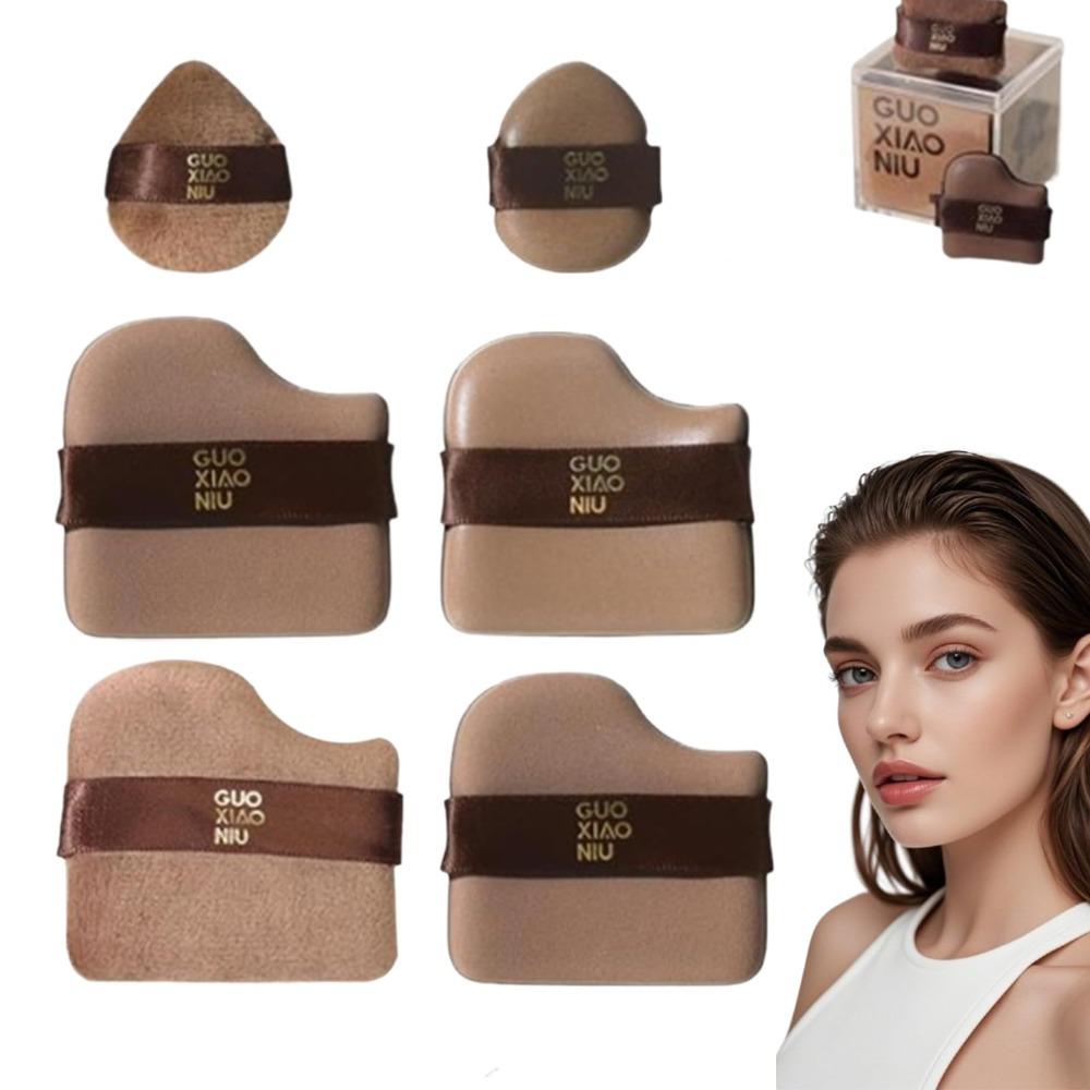 6pcs Mini Makeup Sponge Quick Blending Cushion Puff Foundation Puff Set  Daily Makeup