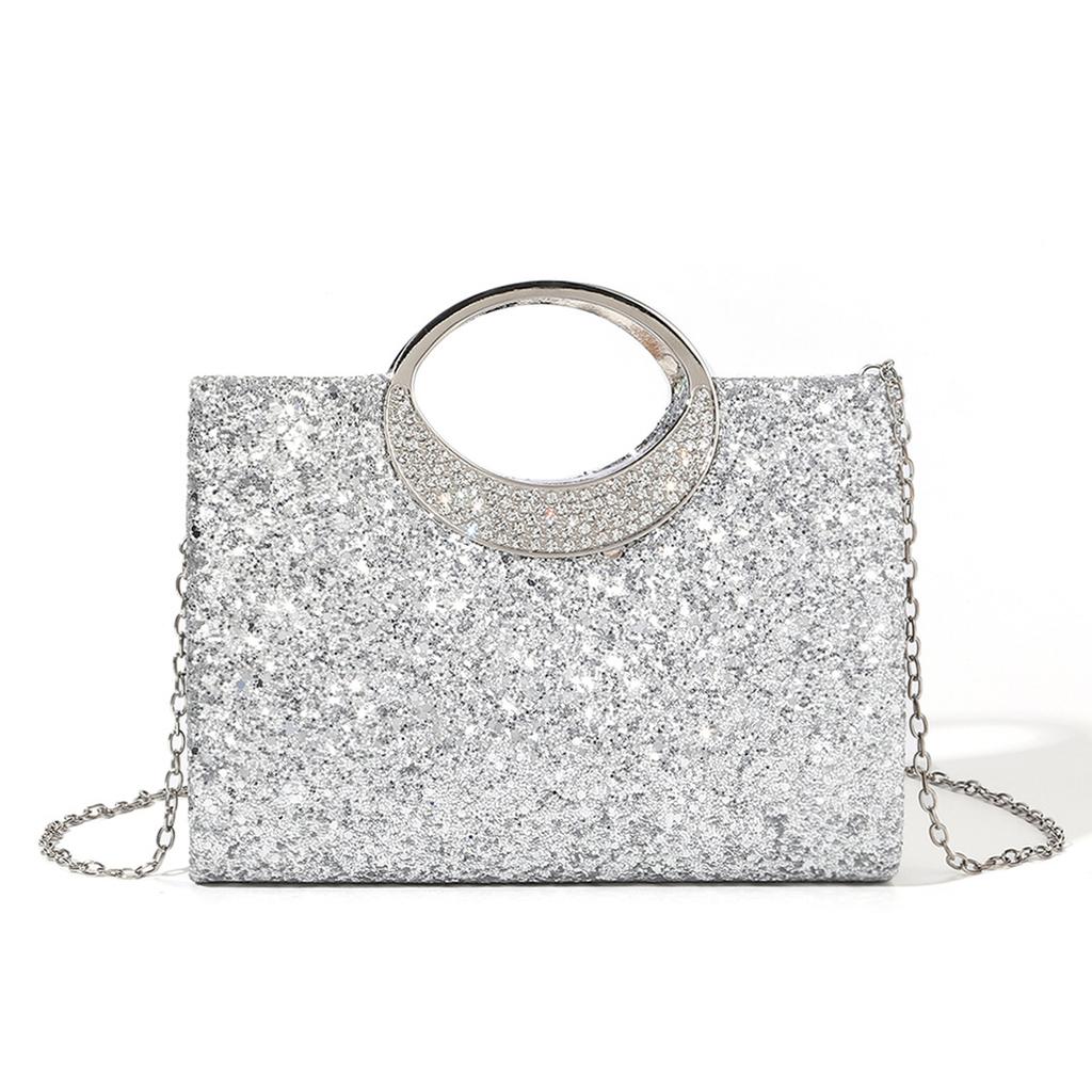 Women's Shoulder Bag Sequins Glitter Clutches Purses Evening Handbags Crossbody Bags for Evening Wedding Party Prom