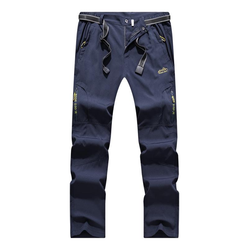 Men's Plus Size Quick-Dry Hiking Pants - Wear-Resistant, Waterproof, Casual, Youth Business Fashion