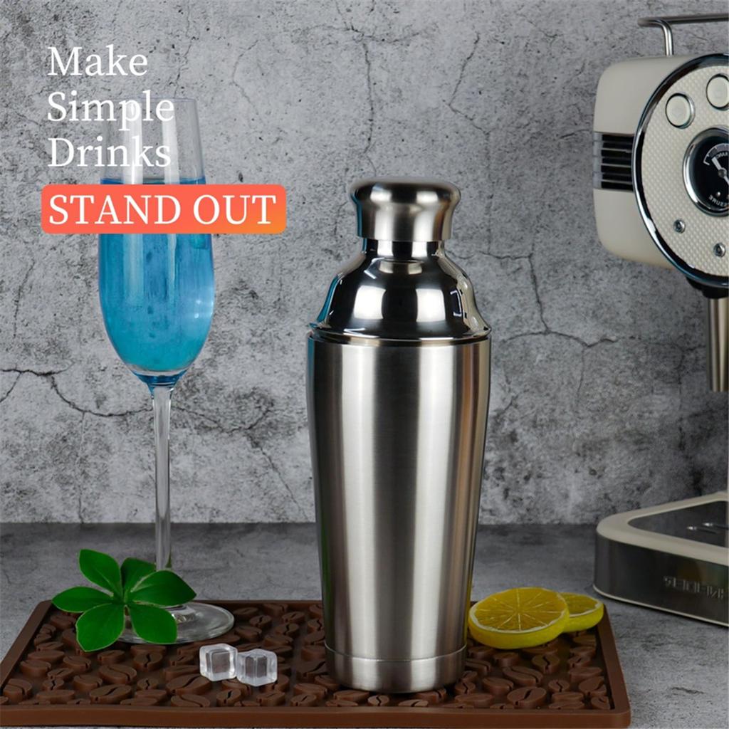 2025+ 24oz Cocktail Shaker - Insulated Double Wall, MartiniShaker, Drink Shaker, Built-in Strainer, Perfect for Home Bar