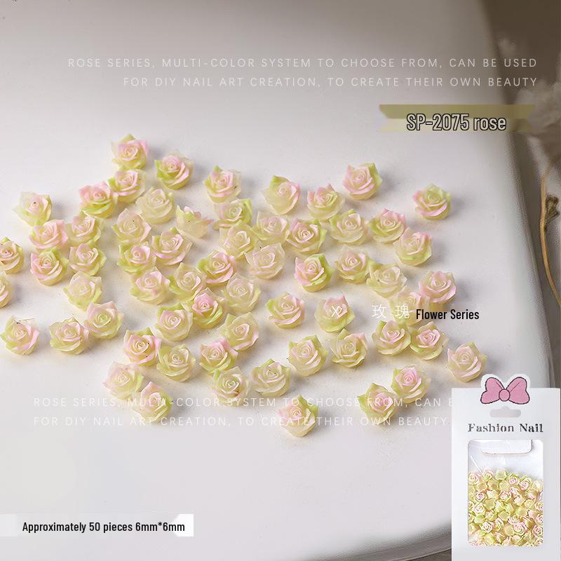 

Украшения для ногтей в виде 3D-цветков «Розовый бутон» - упаковка 50 штук