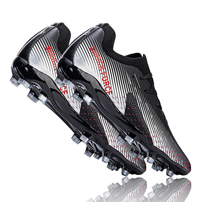 Zhongbang Football Shoes Fg Pegged Leather Foot Boys And Girls Children And Teenagers Students Natural Grass Non-Slip Competition Shoes