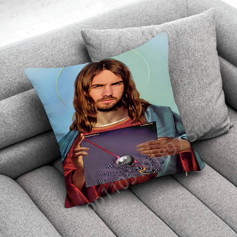 

T-Tame I-Impala Deadbeat Currents Cat Throw Pillow Case For 45*45cm 40cm 55cm 50cm 30cm Square Car Pillowcase Shell 30cmx30cm