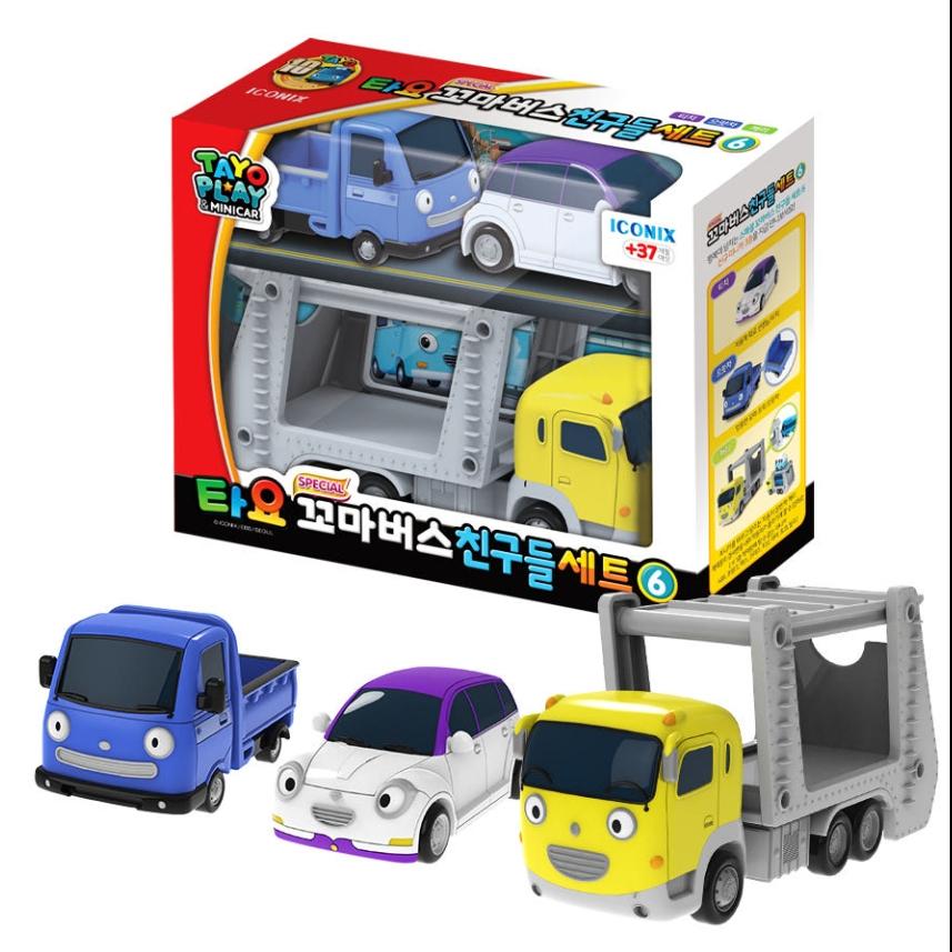 Tayo Special Little Bus Friends Set Часть 3, корейские игрушки Friends Set 6