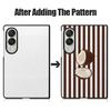 Coconut Stripe Pattern Case For Samsung Z Fold 8 Ultra 7 6 5 4 Hybrid Leather Skin Hard PC Bumper Cover For Galaxy Z Fold8 Fold7 Fold6 Fold5