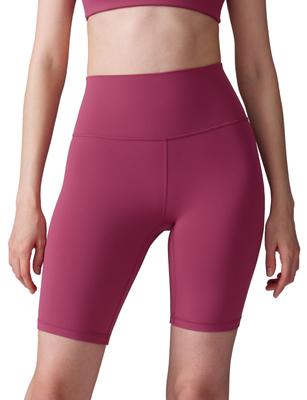 CRZ YOGA Short Biker Yoga High Washed Tamanho P Shorts Femininos, Leggings, Shorts, Cintura, Comprimento 3/4, Butterluxe, Costura Interna de 8 Polegadas, Malva,