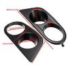 2X Car Front Bumper Grill Fog Light Cover Grille Trim Honeycomb Mesh For BMW E46 M3 2001 2002 2003 2004 2005 2006 Accessories