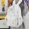 Schoolbag Small Fresh Sweet Soft Girl Backpack Large Capacity Lightweight Weight Casual Backpack Cartoon Cute Schoolbag Schoolgirl