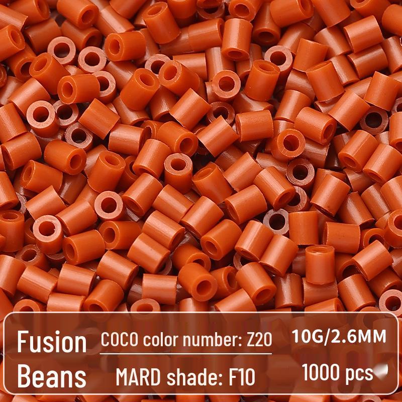 Perler Beads 2.6mm Refill: Full DIY Fuse Beads Set, Single Color Series.
