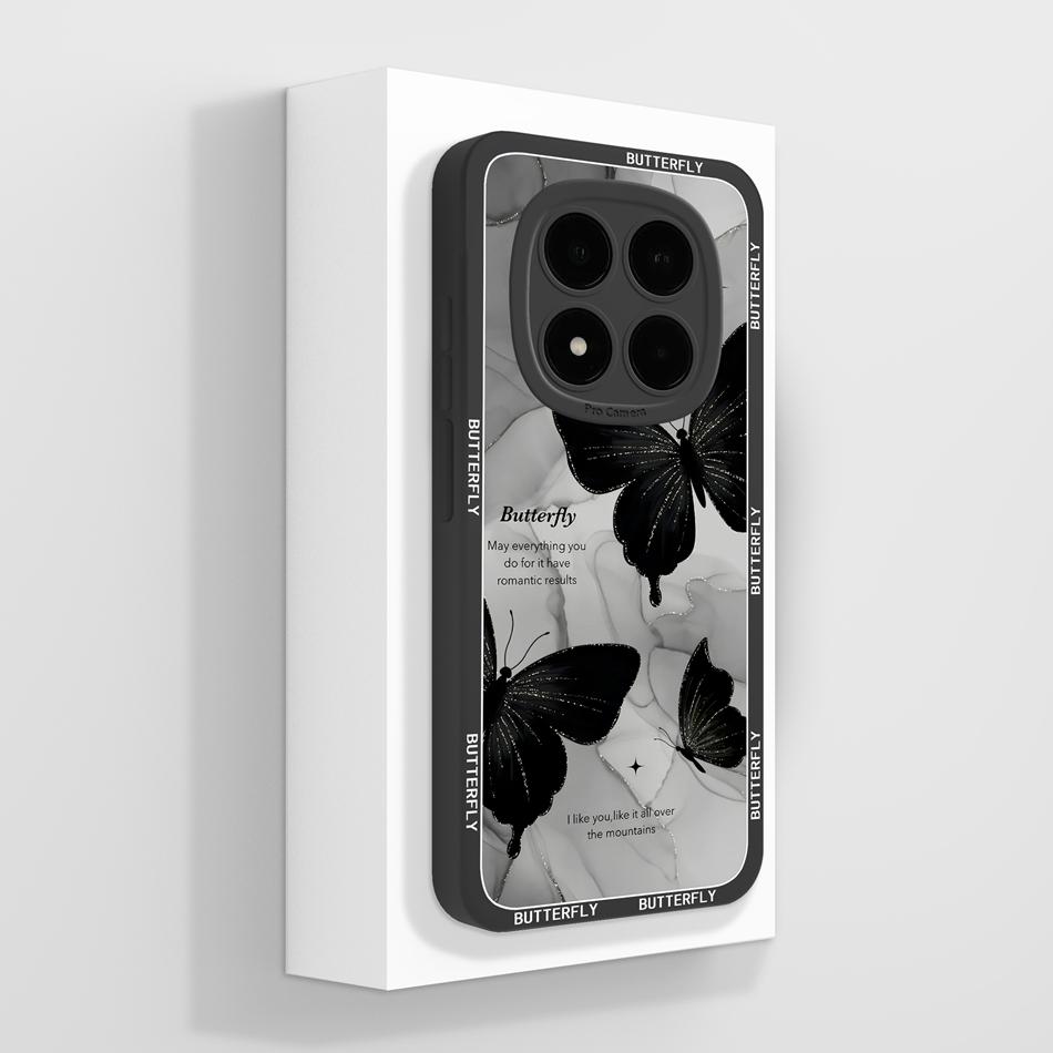 Für Redmi Note 15 Pro Plus Handyhülle Hübsche Blumen Weiches Flüssigsilikon Vollständige Abdeckung Hülle Für Redmi Note15 Stoßfest Funda