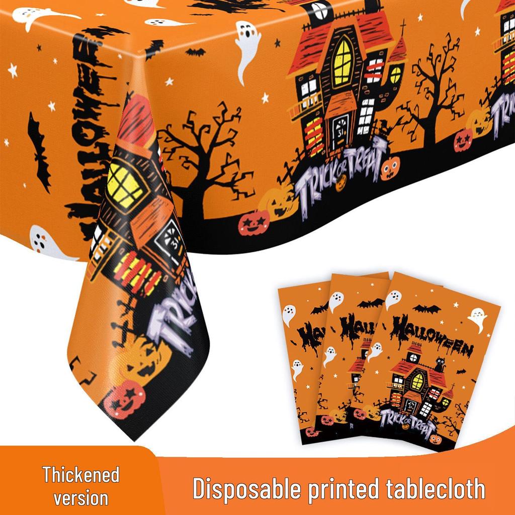 Spiderweb Halloween Tablecloth for Cross-border Theme Parties