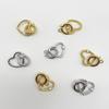 Yansheng S925 Sterling Silver Heart Clasp Necklace Bracelet Connector for DIY Pearl Sweater Chain.