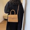 Fashion handbag bag women's new simple small square bag personalized shoulder bag trendy casual messenger bag