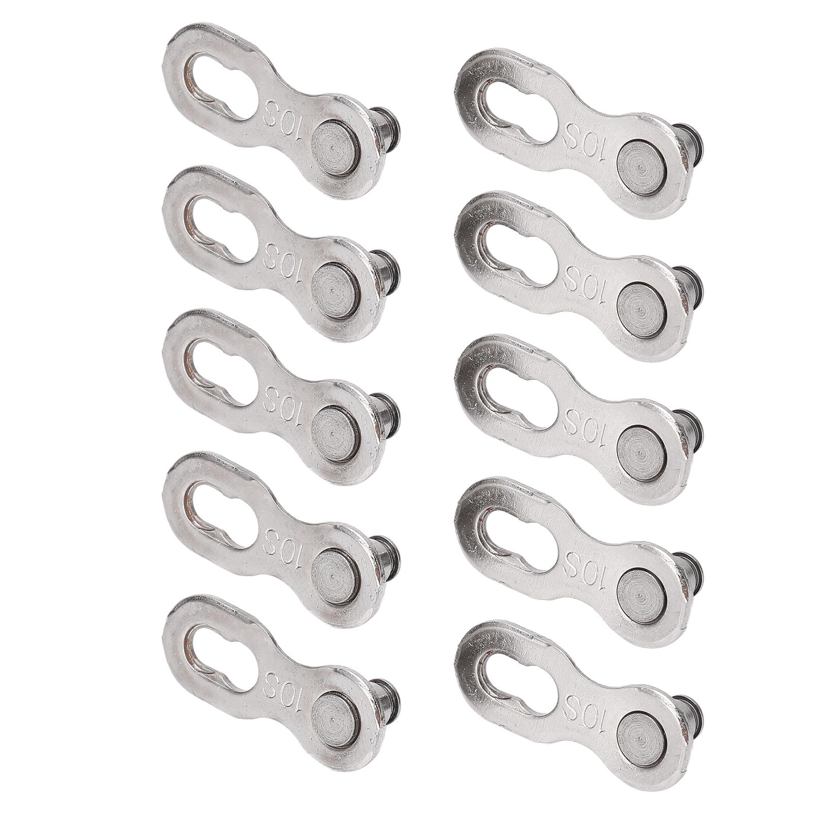 

CANSUCC Пара/набор соединителей звеньев цепи Быстроразъемная пряжка цепи 10S