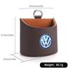WET1 Car Air Vent Pocket Storage Box Nappa Leather Vent Hanging Organizer For Volkswagen VW Golf 4 5 6 7 Polo Jetta Sagitar Magotan