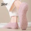 Indoor Socks 1 Flannel Winter High-Elastic Cuffs Sweat-Absorbent Non-Slip Pair Floor Sweat-absorbent House Warm Ankle