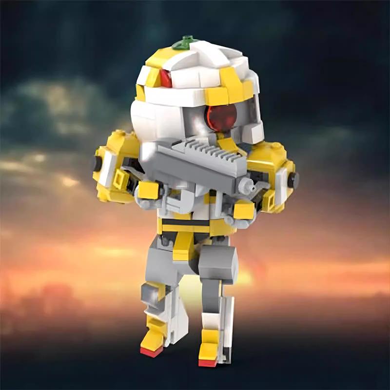MOC Robot Building Set Compatible with LEGO Bricks, EVA-000 Mecha Educational Assembly Figure, Evangelion Unit-01 Warrior Model