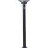 Outdoor Bollard - BRILLIANT - GARVINA - LED and Solar - Motion Sensor - Stainless Steel and Plastic - 4 W - Black