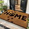 Anti-Slip Outdoor Rubber Door Mat - Dirt-Resistant High-End Entrance Carpet for Home.