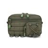 Molle Horizontal Admin Pouch with Front Drawstring Pocket EMT Pouch EDC Utility Orgaznier Bag Hunting Fanny Pack