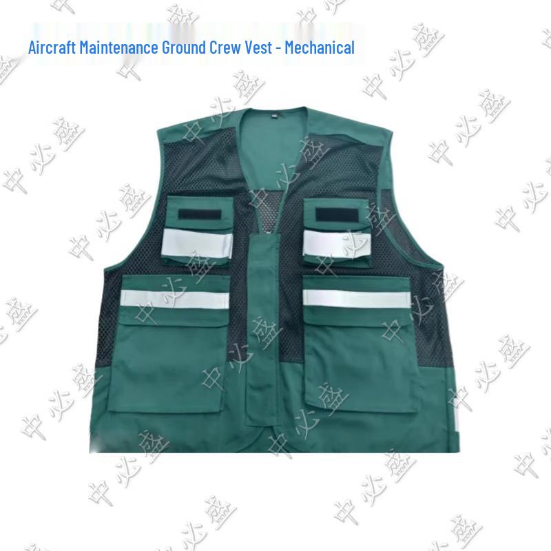Zhongbisheng Reflective Multi-Pocket Work Vest