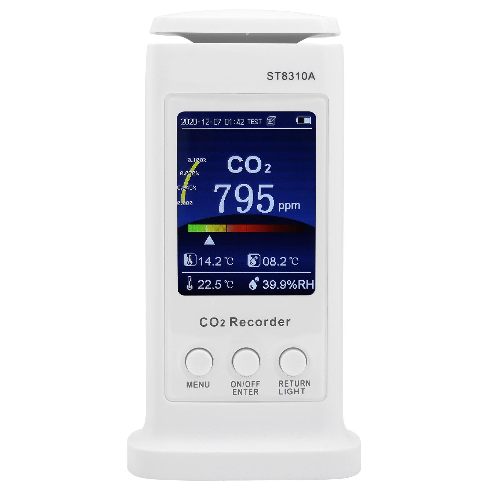 

ST8310A цветной дисплей детектор углекислого газа многофункциональный 80,000 данных измеритель качества воздуха