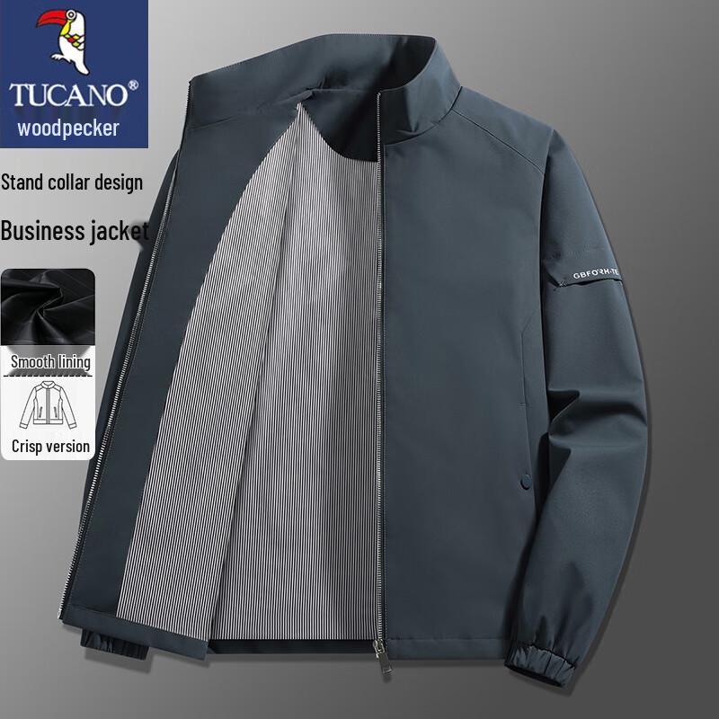 

TUCANO Men s Stand Collar Casual Jacket 2XL