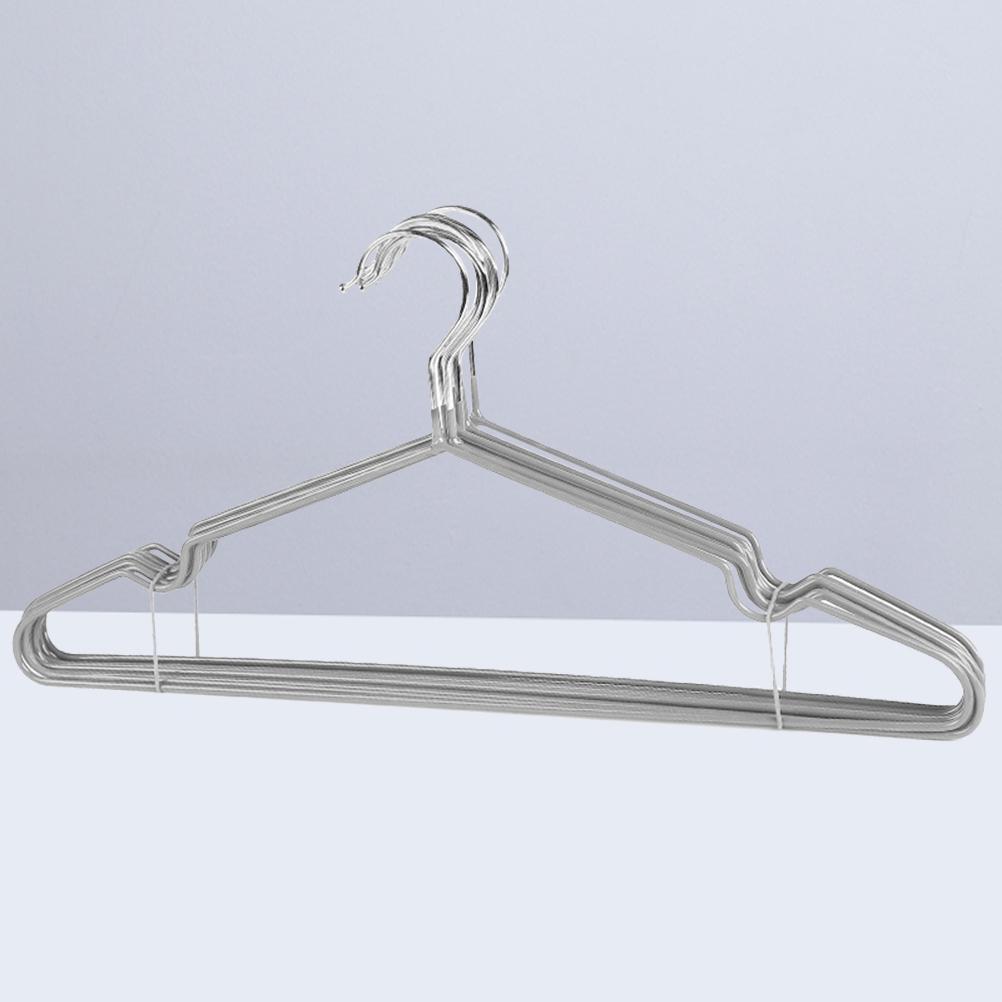 Buy 10pcs NonSlip Metal Hangers Space Saving Clothes Hangers Drying Rack for Shirts Sweaters