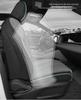 All-Season BYD Qin L Seat Covers: Breathable Linen with Perforated Leather, Fully Enclosed and Ventilated