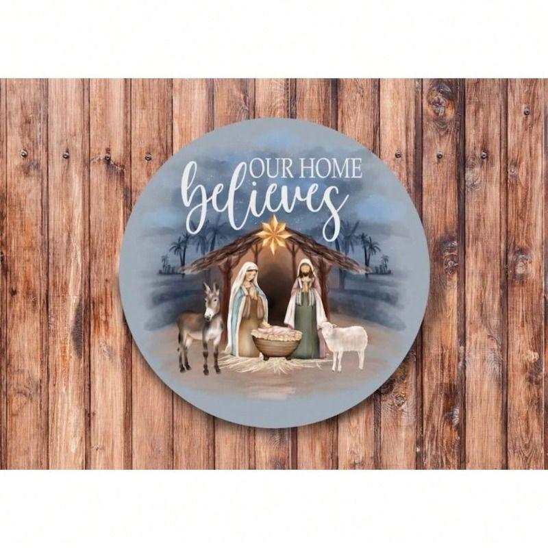 Vintage Metal Tin Sign Wall Art Home Decor 20x20cm