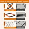 1pack 8 Grids Multifunctional Agility Ladder for Soccer Training Orange Speed Training Equipment with Coordinated Footwork Drill