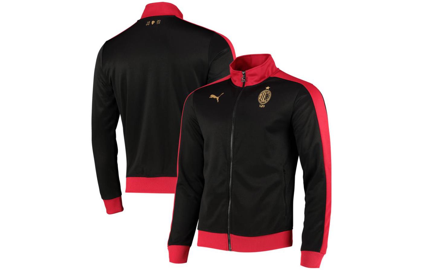PUMA Jackets Men s Red Stand Collar Moderate Other 757513-02 S