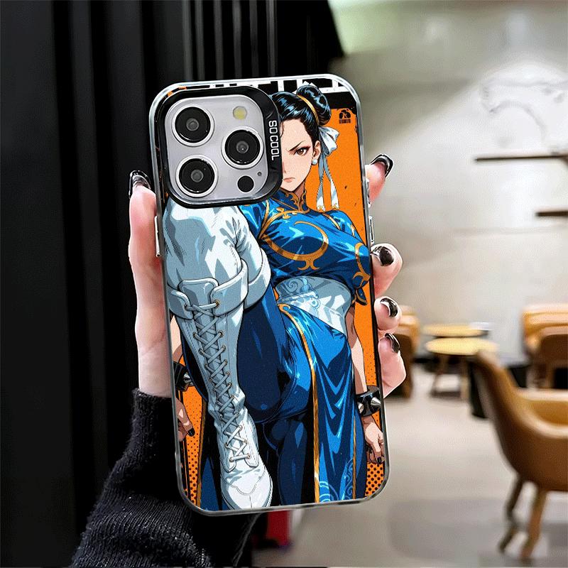 ChunLi S-Street F-FighterS Soft Phone Case for iPhone 15 16 17 Pro Max 17Air 16E 14 Plus 13 12 Mini Shockproof Cover Back Shell