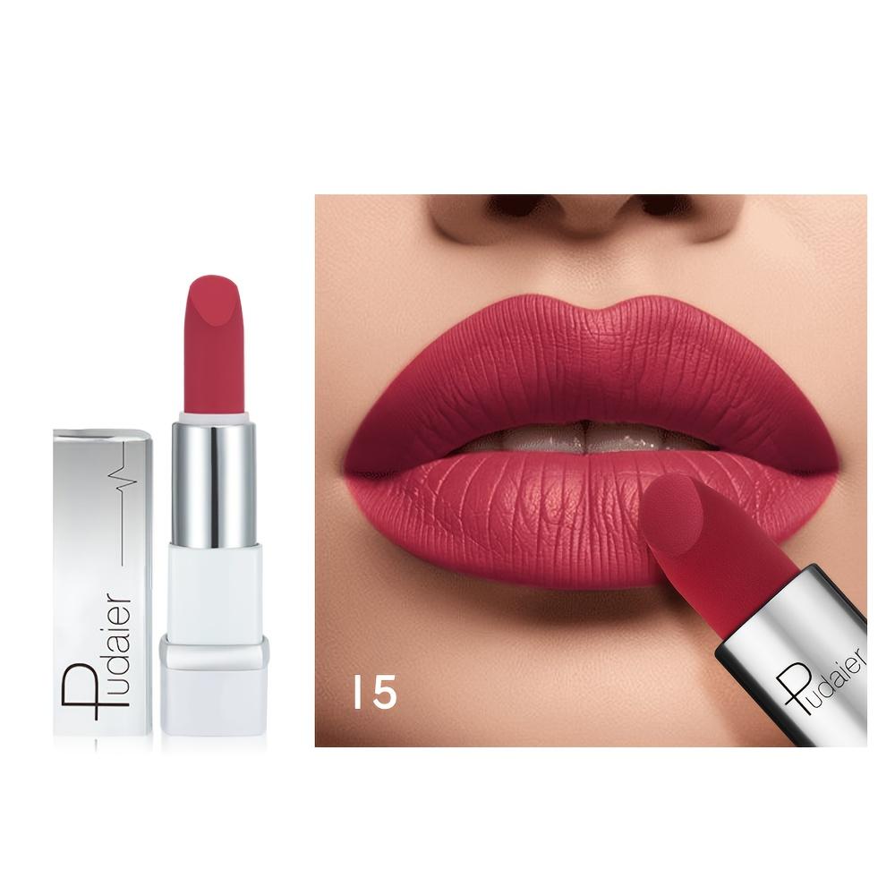 

Водостойкий 24-часовой бархатный матовый блеск для губ увлажняющие нюдовые помады стойкий сексуальный красный оттенок для губ макияж косметический блеск для губ 15