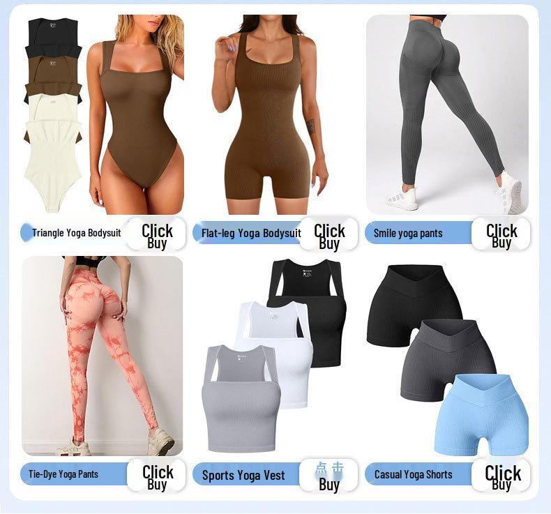 Seamless Butt-Lifting High-Waisted Yoga & Cycling Pants