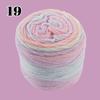 100g 240M 1 Roll Rainbow Woollen Yarn New Soft Hand Woven  Yarn Hat Scarf Sweater Gradient Color Dyeing Crocheting Blend Yarn