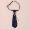 Crystal Bow Tie Choker Pre-tied Tie Clothing Decoration Metal Chain Brooch  Men