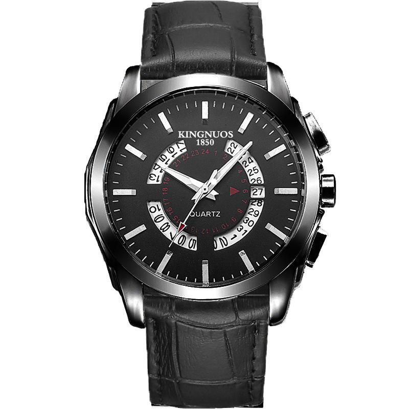 

Top Brand New Fashion All-match Calendar Steel Belt Quartz Men s Waterproof Large Dial Classic Watch